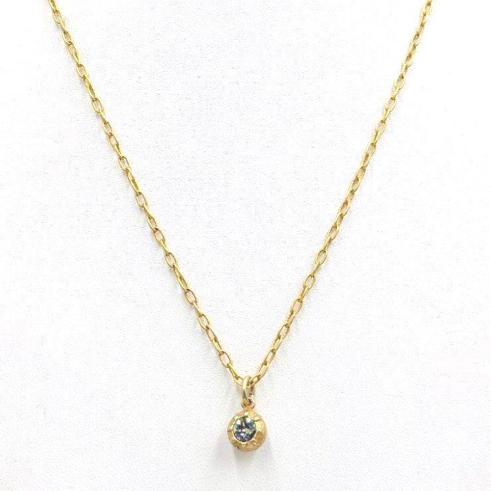 Catherine Popesco Blue Double-Sided Swarovski Crystal Necklace - Made in France